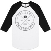 Fuji X Aus (Black Logo) - AS COLOUR Adult Raglan Tee